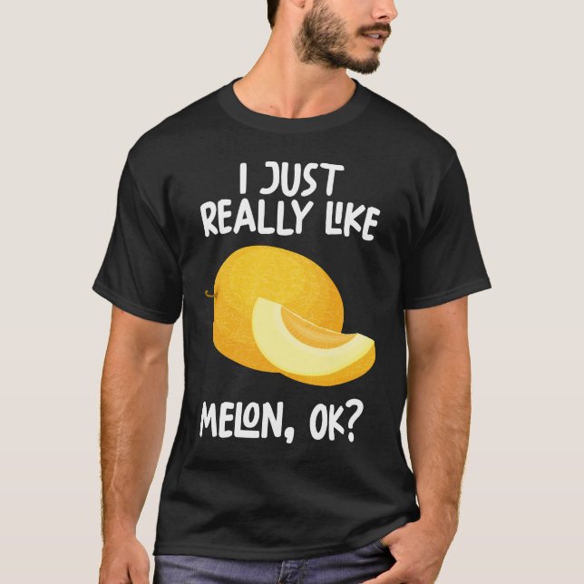 Camiseta Eu Gosto Muito De Melon Ok (Frente)