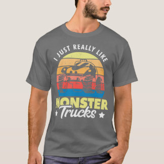 Camiseta Eu gosto muito de Monster Trucks