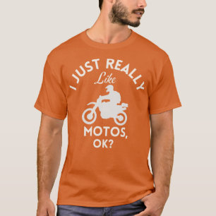 Camiseta Eu Gosto Muito De Motos.