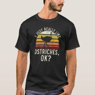 Camiseta Eu Gosto Muito De Ostras Ok Animal Sem Voo