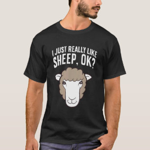 Camiseta Eu Gosto Muito De Ovelhas, Ovelhas Bonitas