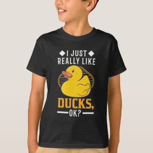 Camiseta Eu Gosto Muito De Patos