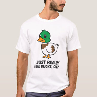 Camiseta Eu Gosto Muito De Patos