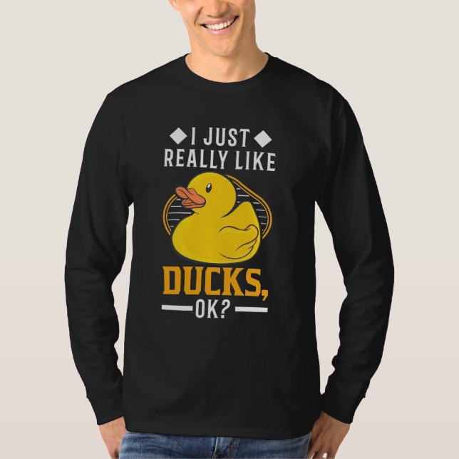 Camiseta Eu Gosto Muito De Patos (Frente)