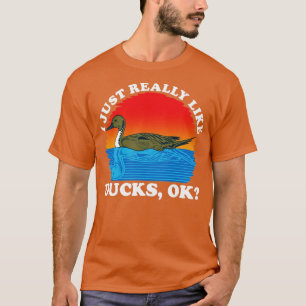 Camiseta Eu gosto muito de patos, ok