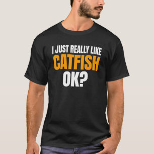 Camiseta Eu Gosto Muito De Peixe-Gato.