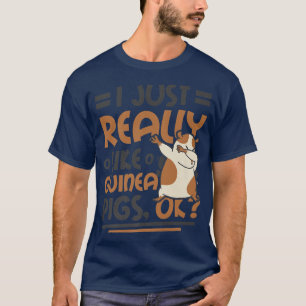 Camiseta Eu Gosto Muito De Porcos Da Guiné Ok Premium 2813