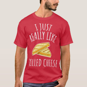 Camiseta Eu Gosto Muito De Queijo Grelhado