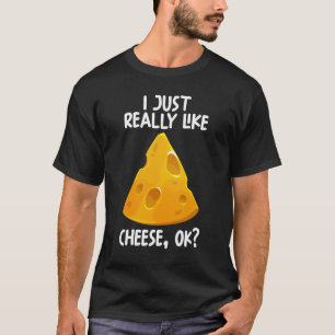 Camiseta Eu Gosto Muito De Queijo Ok