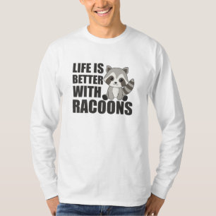 Camiseta Eu Gosto Muito De Racoons Cute Raccoon