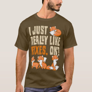 Camiseta Eu Gosto Muito De Raposa Ok, Bela Boca Animal, Pel
