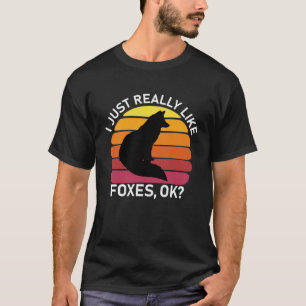 Camiseta Eu Gosto Muito De Raposas, Ok? - Raposa Engraçada