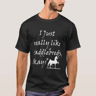 Camiseta Eu Gosto Muito De Saddlebrel Ok Treinando 3 Gai