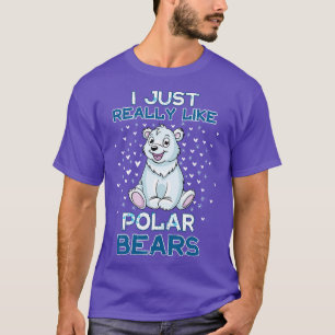 Camiseta Eu Gosto Muito De Ursos Polares