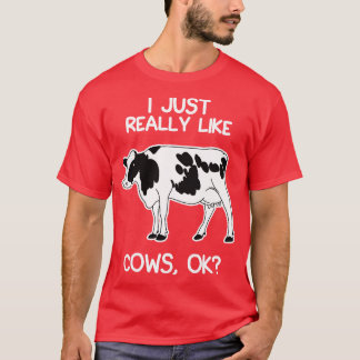 Camiseta Eu Gosto Muito De Vacas