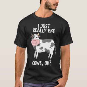 Camiseta Eu Gosto Muito De Vacas, Ok