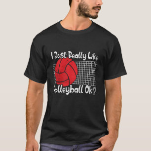 Camiseta Eu Gosto Muito De Voleibol Ok Voleibol