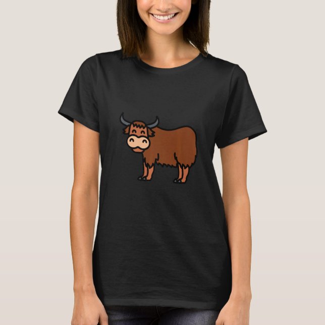 Camiseta Eu Gosto Muito De Yaks Yak (Frente)