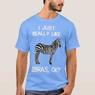 Camiseta Eu Gosto Muito De Zebras