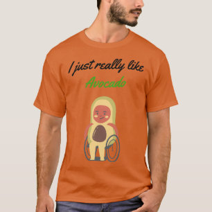 Camiseta Eu gosto muito do Avocado Avocado amante Engraçado
