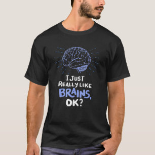 Camiseta Eu Gosto Muito Do Cérebro Citar Neurocirurgia Neur
