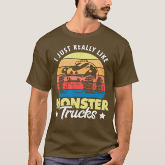 Camiseta Eu gosto muito do Monster Trucks 2