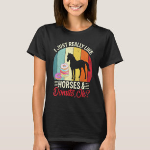 Camiseta Eu Gosto Muito Do Tema Cavalos E Cavalos De Rosqui