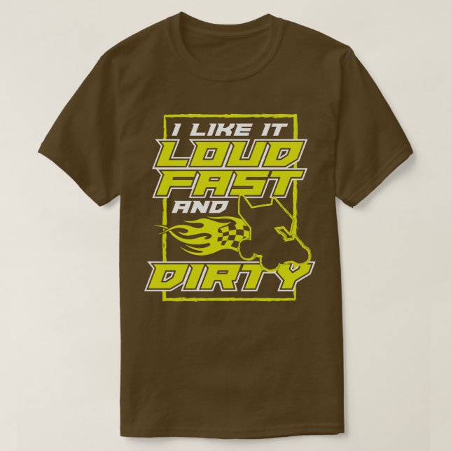 Camiseta Eu Gosto Muito Rápido E Sujo (Frente do Design)