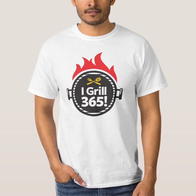 Camiseta Eu grelho 365! (Frente)
