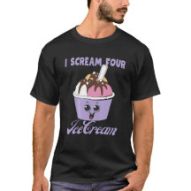 Eu Gritar Quatro Crianças Sorvetes Garotinha Quart