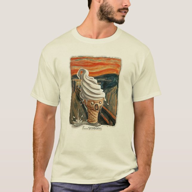 Camiseta Eu grito o sorvete (Frente)