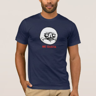 Camiseta Eu Gusta enfrenta Meme