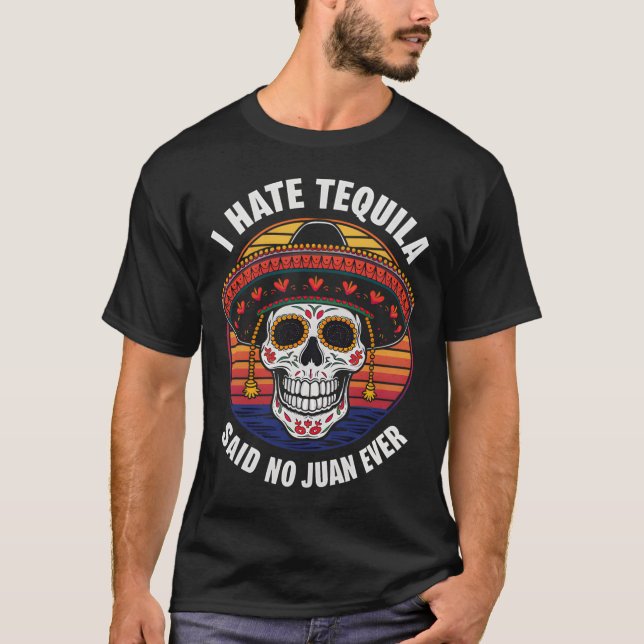 Camiseta Eu He Tequila Mexicano Cinco De Mayo  (Frente)