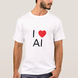 Camiseta Eu ❤️ IA