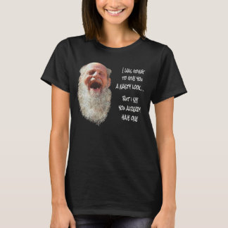 CAMISETA EU IA DAR-LHE UM OLHO ESTRANHO.