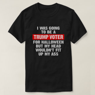 Camiseta Eu ia ser um eleitor de tropeço para o Halloween