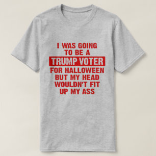Camiseta Eu ia ser um eleitor de tropeço para o Halloween