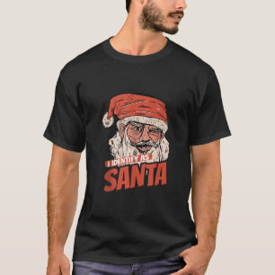 Camiseta Eu Identifico Como Papais noeis Legal Santa Claus