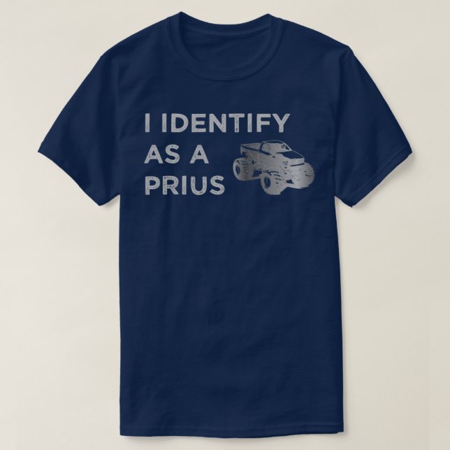 Camiseta Eu Identifico Como Um Prius (Frente do Design)