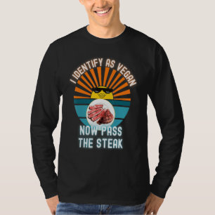 Camiseta Eu Identifico-Me Como Vegan Agora Passa O Acordo C