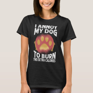 Camiseta Eu Incomodo Meu Cachorro A Queimar Os Cachorros Ex