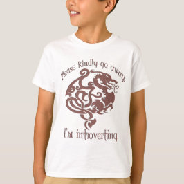 Camiseta Eu introverting.