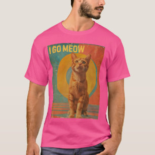 Camiseta Eu Irei Meow - Gato Engraçado Cantando Design