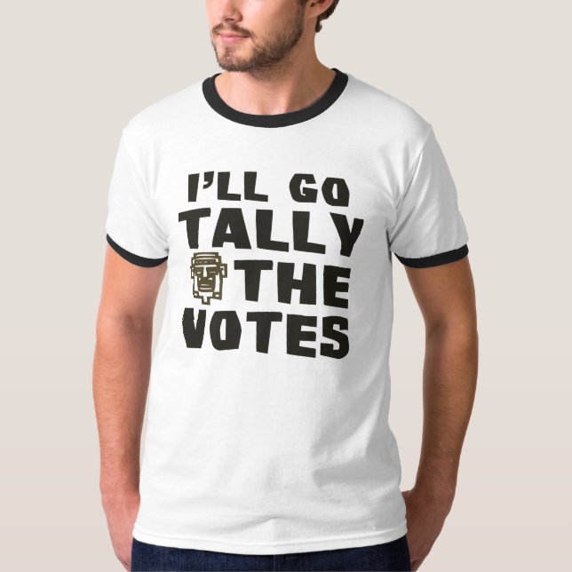 Camiseta Eu irei registro os votos (Frente)