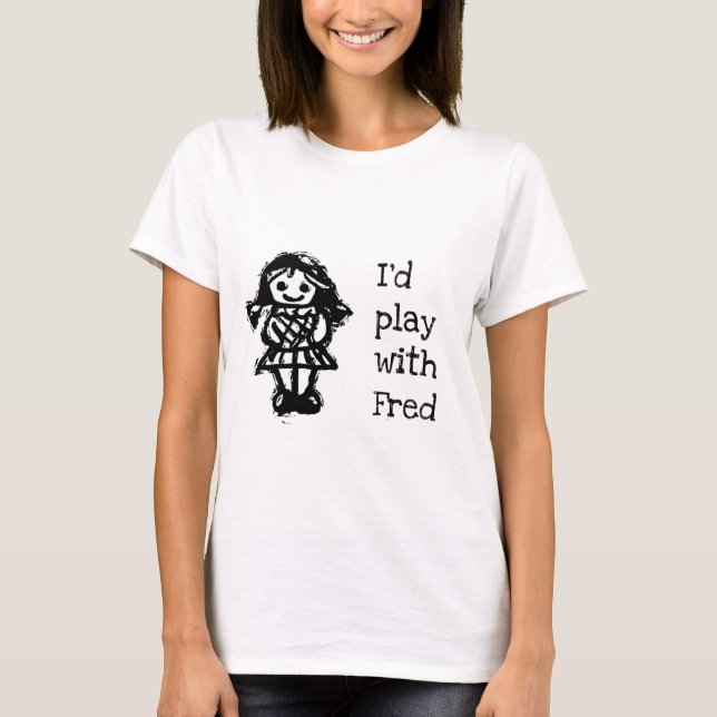 Camiseta Eu jogaria com Fred (Frente)