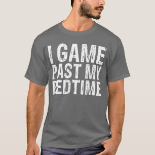 Camiseta Eu jogo além do meu horário de dormir Vídeos de jo
