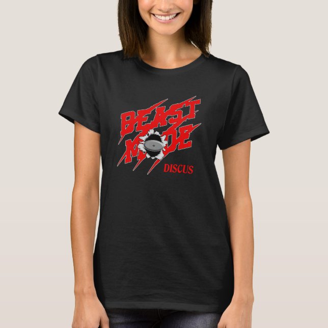 Camiseta Eu Jogo Coisas Atirando Atleta do Disco (Frente)