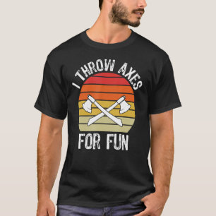 Camiseta Eu Jogo Eixos Para Lumberjack Divertido