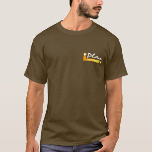 Camiseta Eu jogo o voleibol T amarelo de Sun - de Brown