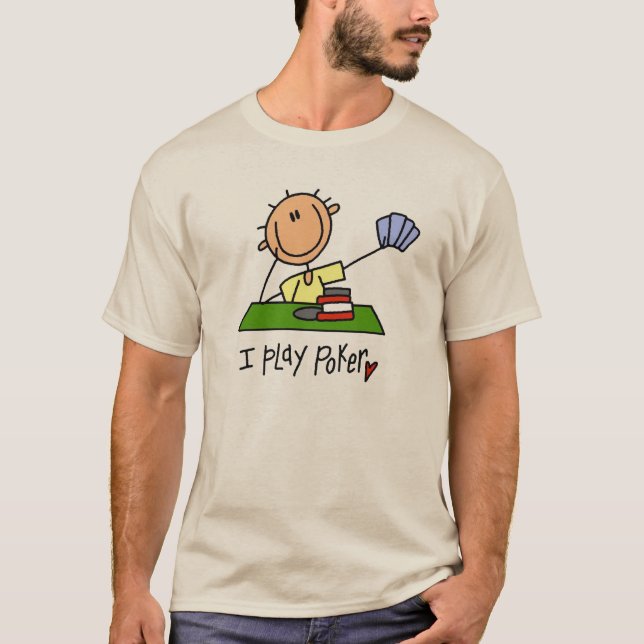 Camiseta Eu Jogo Pôquer (Frente)